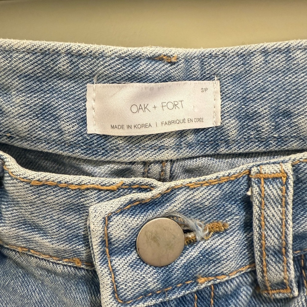 OAK + FORT Classic Blue Denim Jeans